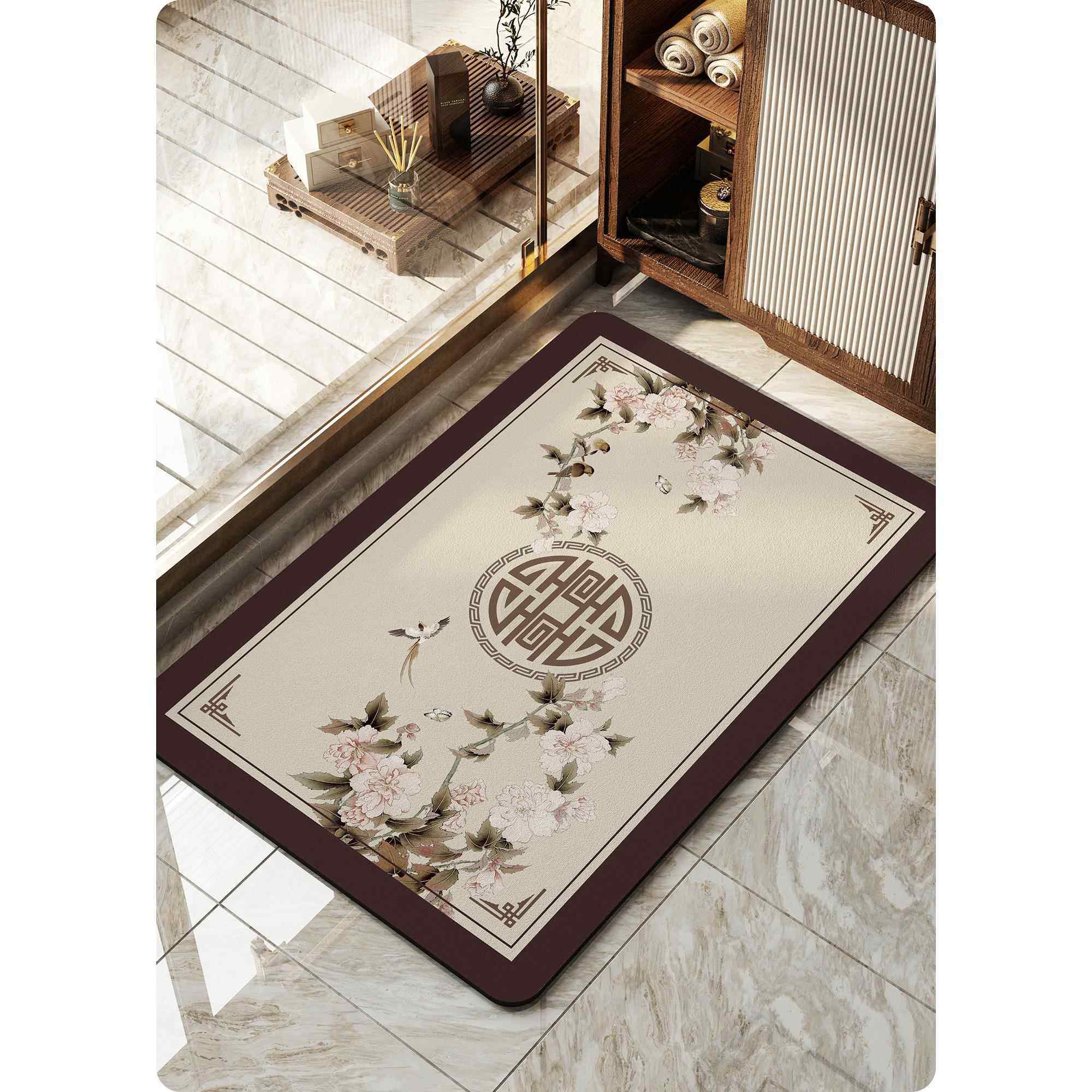 卫生间地垫浴室门口吸水硅藻泥速干脚垫厕所防滑地毯洗手间门垫子,个性定制/设计服务/DIY,地毯/地垫定制,淘宝优惠券,粉丝福利购,淘宝优惠卷