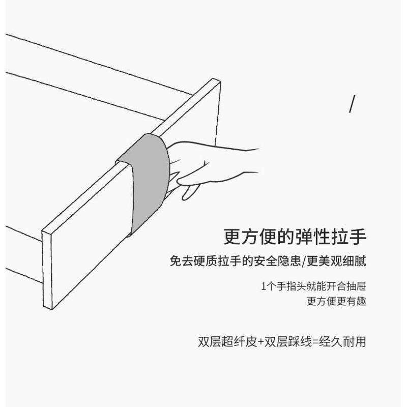 实木床头柜抽屉皮布床头柜随床面料皮色配套