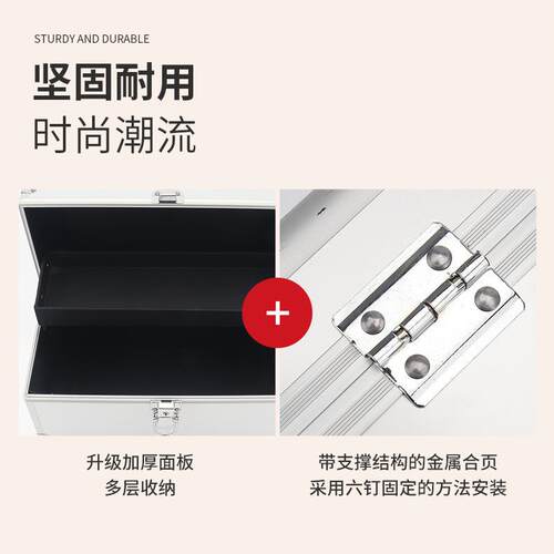 升级款采纳理发工具收扣箱子盒子技师采耳工具加大款收纳盒安全耳