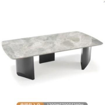 SSM42#极简岩板茶几桌客厅家用轻奢意式简约现代小户型办公室大理