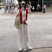 阔腿裤 2025新款 亚麻内搭裤 孕妇裤 裤 薄款 宽松外穿休闲 孕妇 子夏季