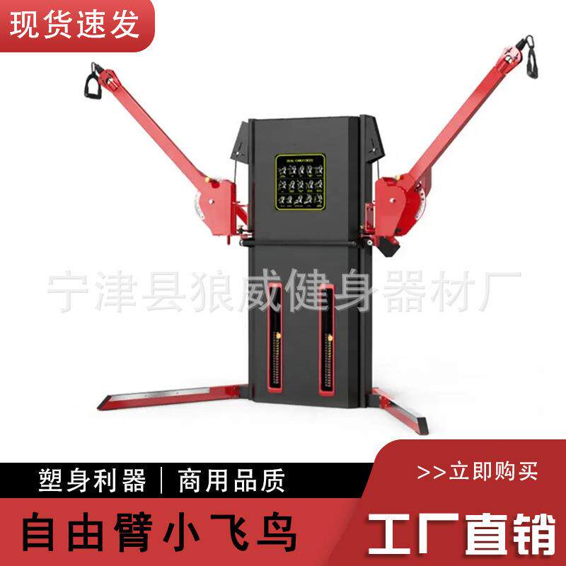 自由臂飞鸟可调臂综合训练器多功能训练器双臂机力量器械