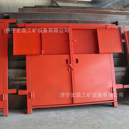 矿用防火栅栏门MFHSL1.6*1.8不锈钢避难洞室门井下防火防水栅栏门