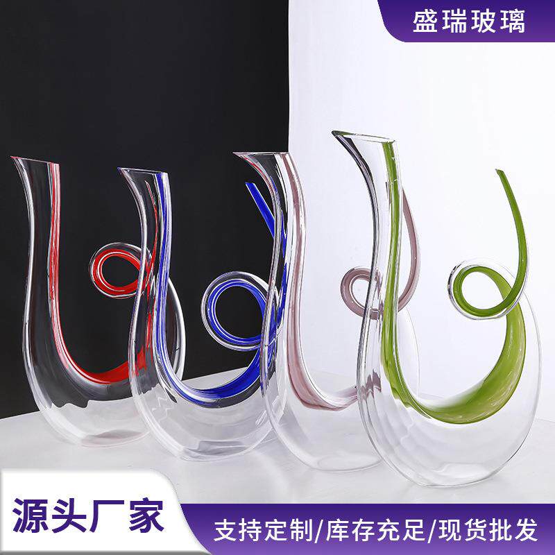 水晶醒酒器酒杯无铅玻璃快速倒酒器高颜值家用网红手工酒壶轻奢风