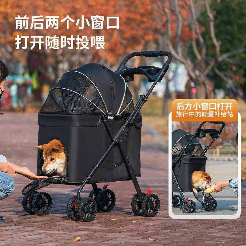 中大型犬多功能宠物推车户外出行大号代步狗狗车便携可折叠卖