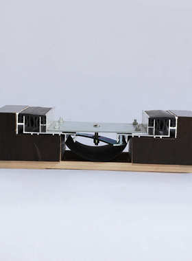 建筑伸缩抗震铝板变形缝 FRWS铝合金地面变形缝金属卡锁型变形缝