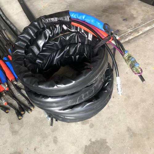 现货供应海拓防堵防爆喷涂机加热管 15米耐高压耐磨输料加热管道