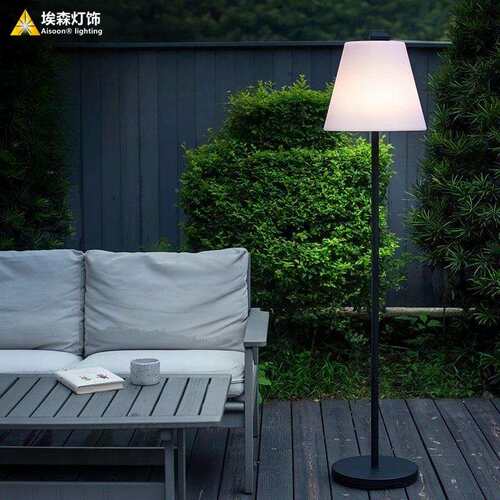 太阳能落地灯庭院灯solar lamp户外防水装饰北欧民宿酒店RGB 暖白