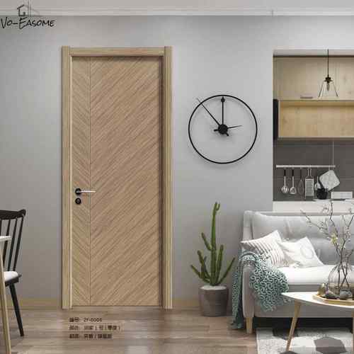 EZZ工厂直供新款门橡木碳门拼接镶防潮阻燃嵌房间卧室门套装门民