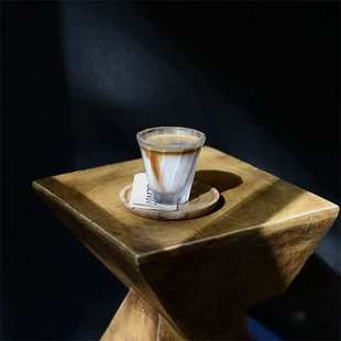 北欧极简约氧化镁茶几艺术民宿客厅沙发仿木纹边几创意卧室床头桌