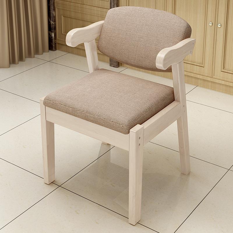 家用子靠桌背椅电脑办公学习书椅头椅木餐实木椅子凳DLG餐椅