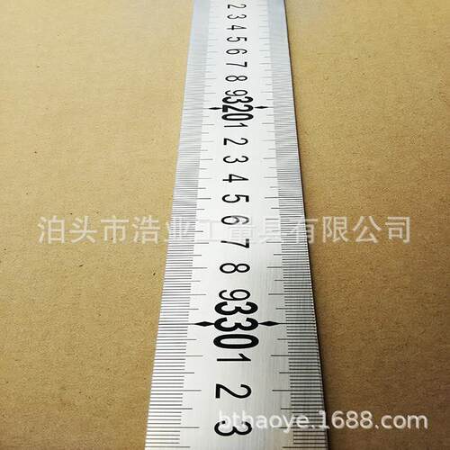 2.5米钢直尺 不锈钢板尺 刻度尺 标尺设备尺 液位尺2500x38x2钢尺