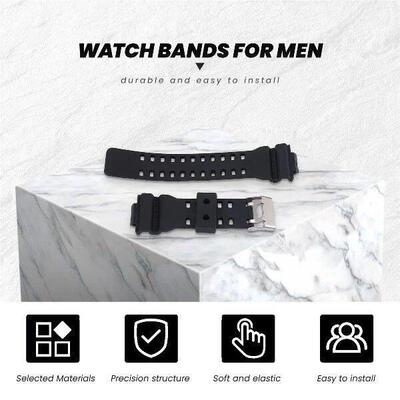 Natural Resin Replacement Watch Band Strap , for