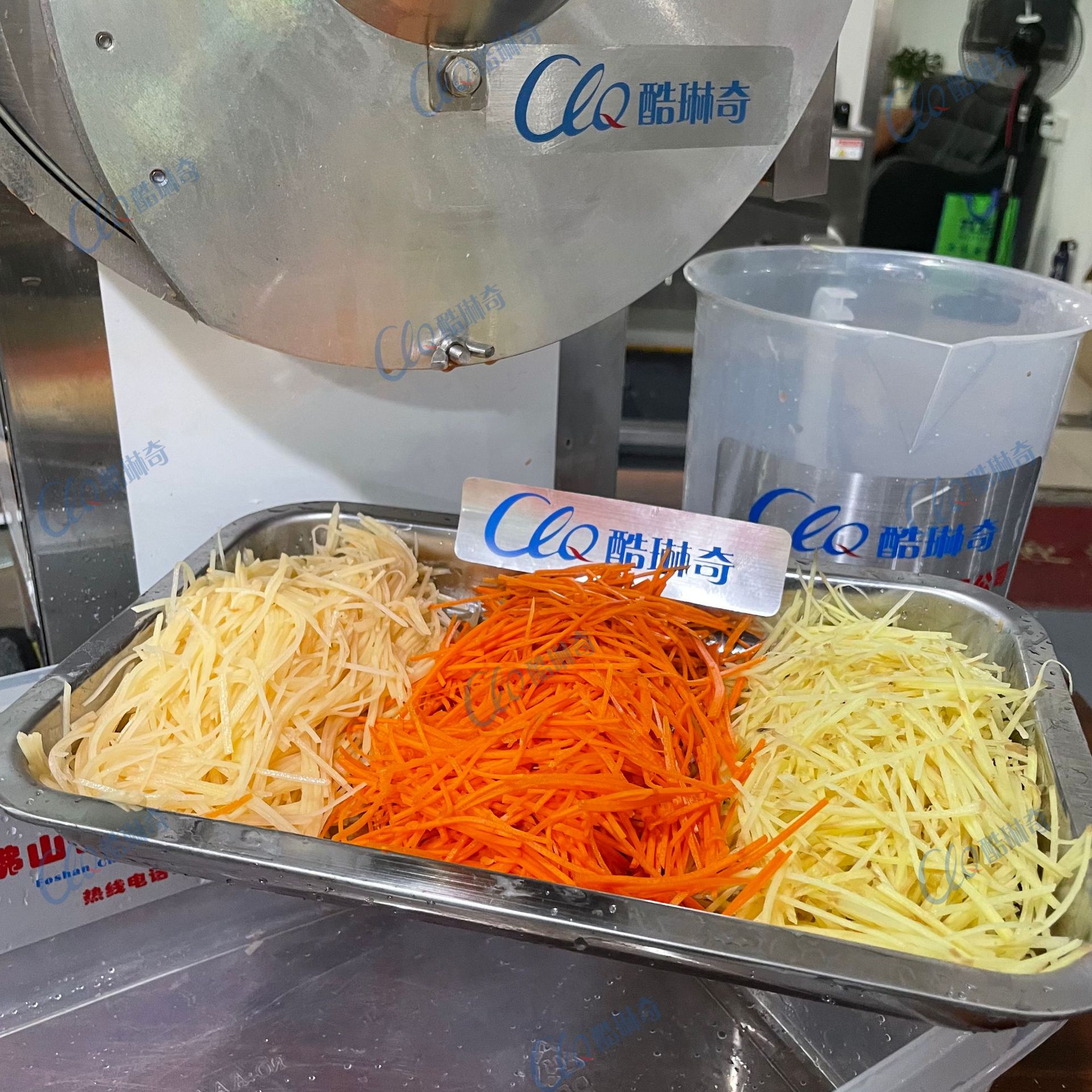 长条辣椒切丝机 厨房切姜丝笋丝姜片机切蒜头片机红葱头切片机