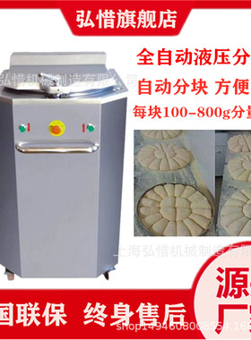 出口型全自动液压分块机 100-800g液压面包分块机 面团分块机厂家