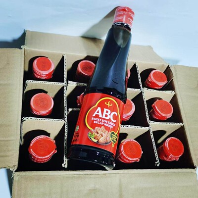 Abc甜酱油600毫升*12瓶印尼原酿儿童酱油家私调味料