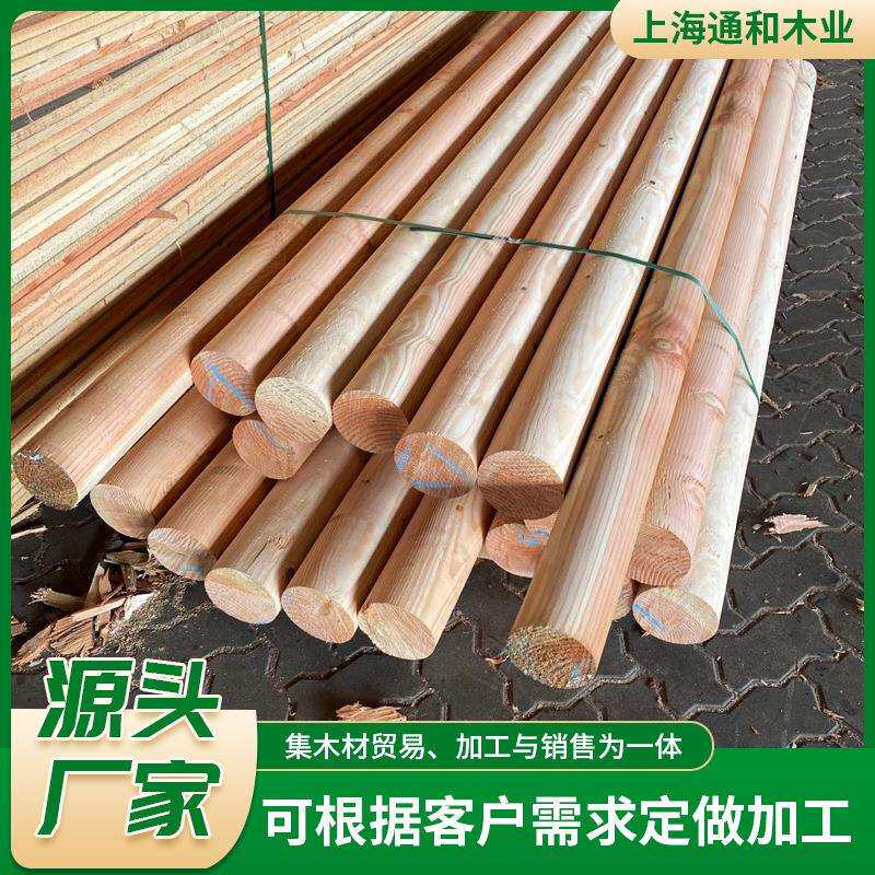 樟子松防腐木材园林景观防腐木方花旗松木材铁衫原木