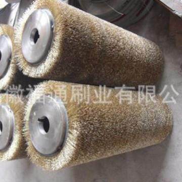 钢毛板清洗除锈去毛丝刺钢丝刷辊金丝属抛光拉打磨磨料缠170绕刷