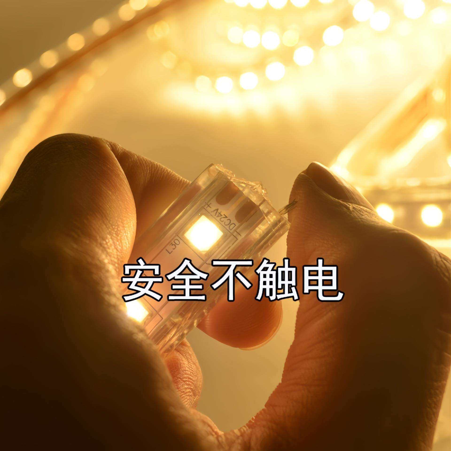 安全防水灯带无压降长80米户外柔性工程隧道36V安全24VLED灯带
