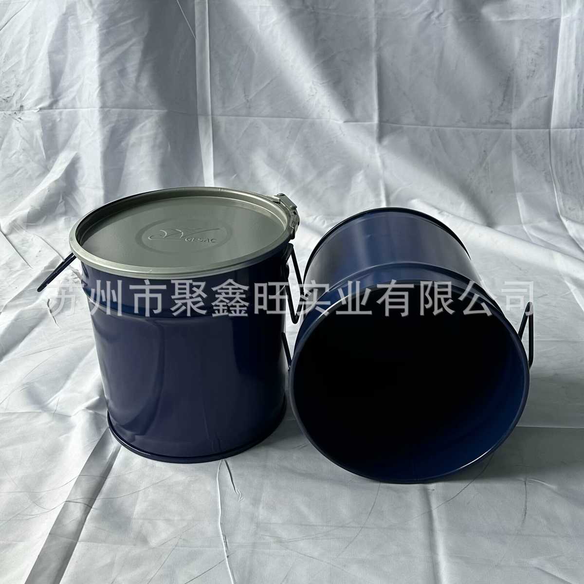 17l开口蓝桶20l化工桶铁皮桶烤漆桶钢桶钨粉桶厂家现货颜色可选