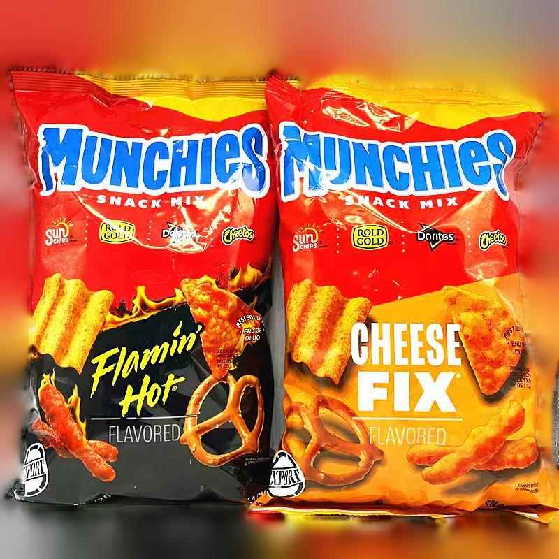 Munchies Cheese Fix美国乐事曼趣什锦脆脆玉米芝士火辣奶酪小吃
