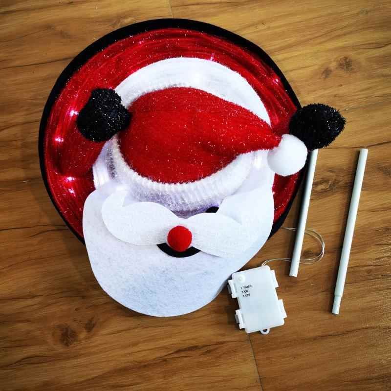 雪人DOTD升缩布灯圣诞老人场灯节日景布置LE彩灯