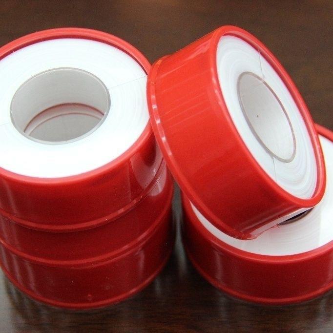 生料带100卷专用防漏生胶带大卷缠绕带家用耐高温水暖用防漏红壳