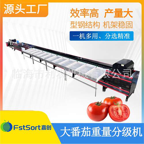 嘉创番茄重量分级机精准称重分选机果蔬分级设备商用效易操作