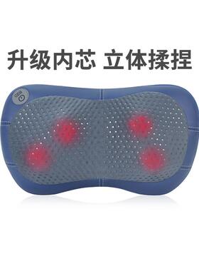 高档德国GES车载颈椎按摩器仪颈腰部按摩枕肩身电动家用S揉捏全多
