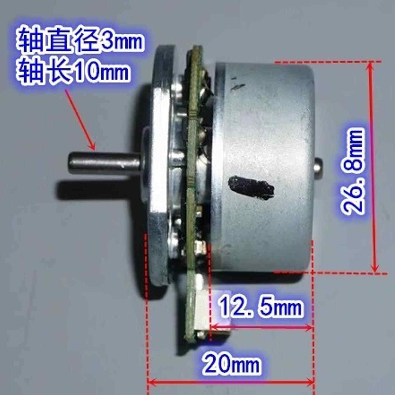 拆机的BL2717无刷马达改装大气量555透明压头电机外转子无刷马达