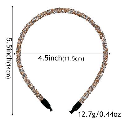 2/6PCS Cute Glitter Star Headbands Sparkly Hairbands Girls C