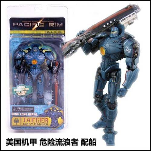 环太平洋2中国机甲发光暴风赤红双刀危险流浪者尤里卡手办模型