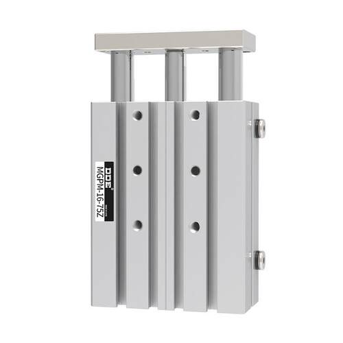 MGPM三轴三杆气缸带导杆大推力12X16X20X25/32/40/50-30X75X100-Z