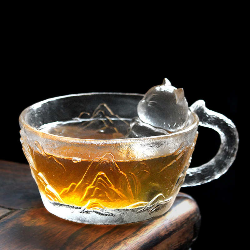 璃某某 朕的江山杯 古法琉璃杯咖啡杯水杯