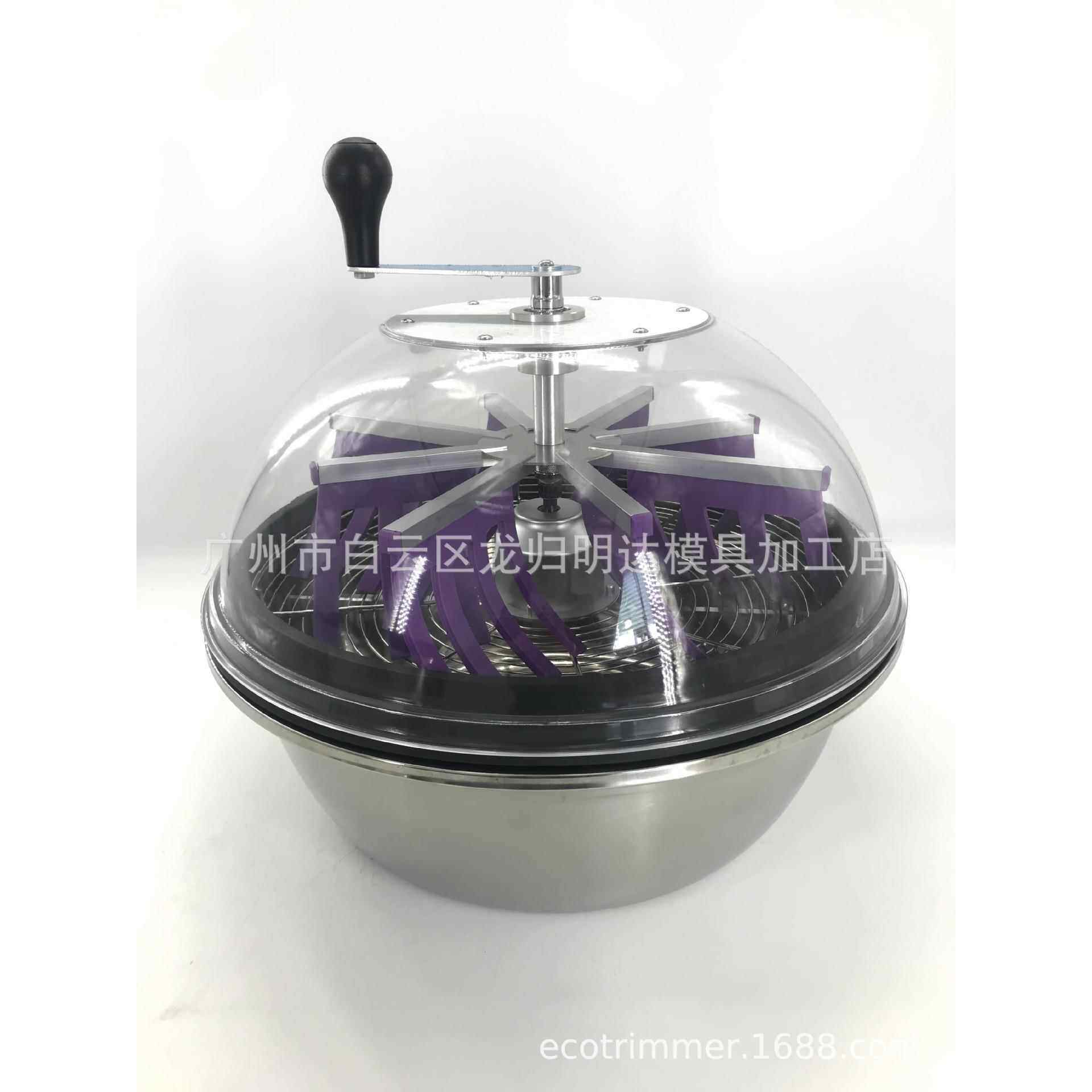 19英寸不锈钢底盆手摇式婉状温室花园水培花卉植物叶芽修剪机