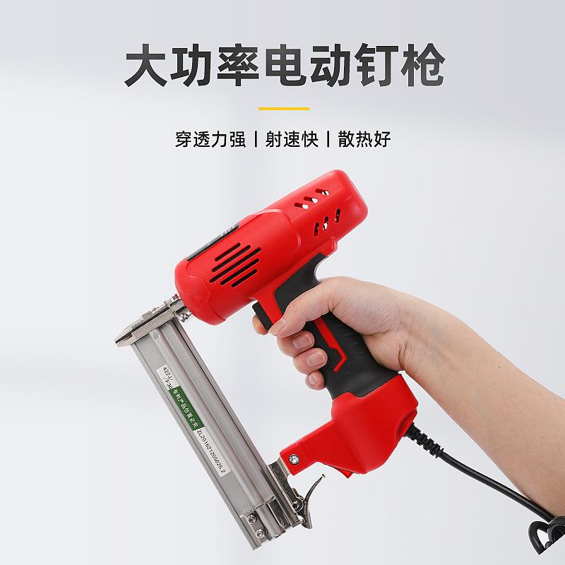 新款直销电动气动打钉枪射钉枪手动直钉枪钉枪装修木工工具专用家