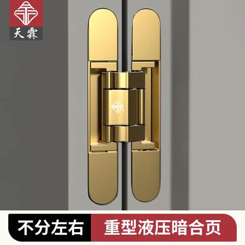 隐形门铰炼隐形暗门铰炼暗藏三维可调十字木门外开 隐藏门合页铰