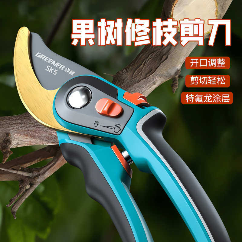精工修枝剪剪刀果树园艺花艺专用剪刀摘果神器采柿子苹果园林剪子图片