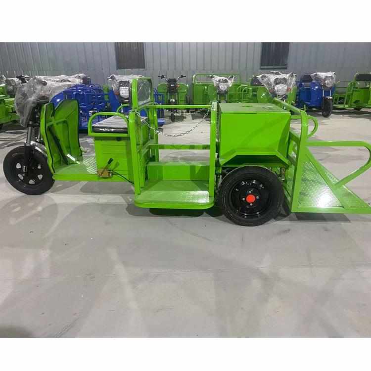 三轮垃圾桶收集车 电动三轮环卫车 垃圾桶搬运车