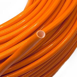 4kv橙色硅橡胶涂层玻璃纤维套管汽车线束保护绝缘耐磨耐高温