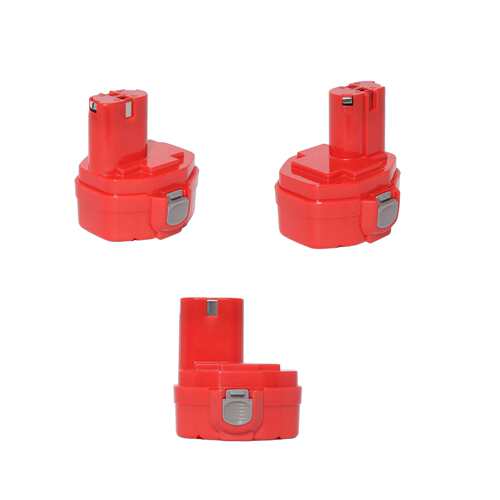 替代牧田MAK电动工具电池14.4V 3.0Ah手电钻工具配件红色镍氢电池