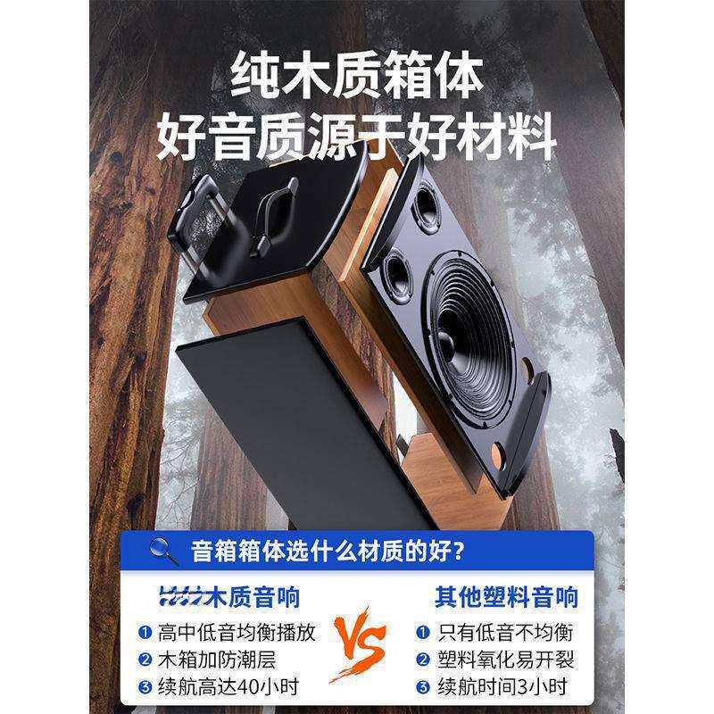 ，广场舞音响音箱k歌演出无线室户外移动唱歌一体机大功率蓝