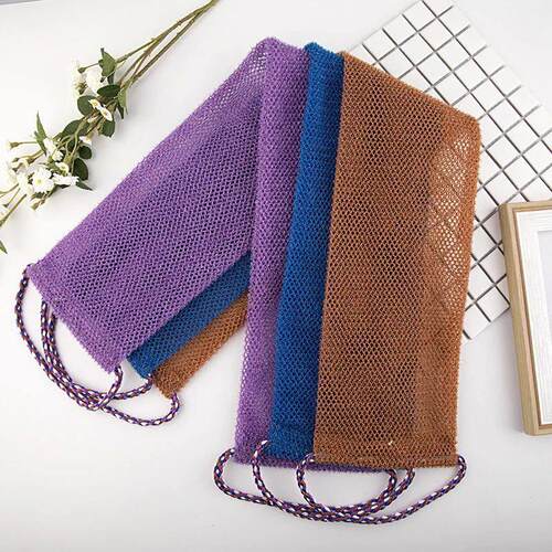 African Net Bath Sponge 14x77cm Nylon Net Long Bath Net Spon
