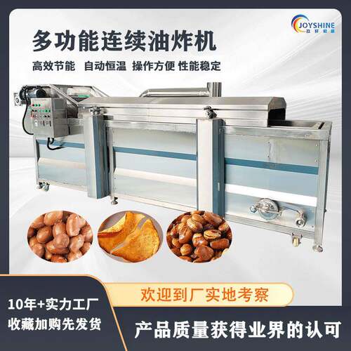 大型商用全自动油炸机小型连续式电加热鸡排鸡柳油炸线