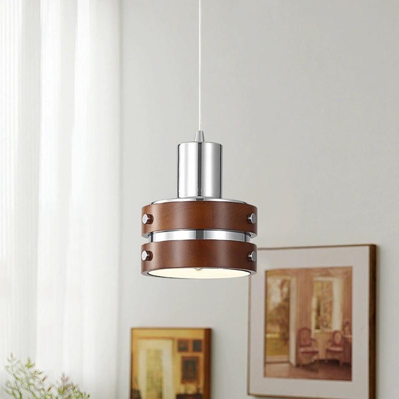 日式复古床头吊灯设计感包豪斯中古风老洋房间卧室橱窗吊线氛围灯