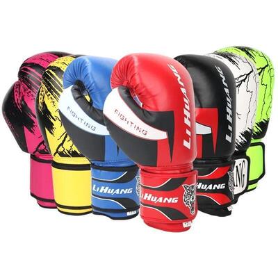 Boxing Gloves for Men Women Sparring Gloves PU Muay Thai MMA
