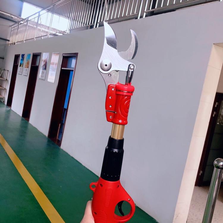 电动园艺修枝剪树机 充电式园林高空果园剪枝机 便携式修枝剪