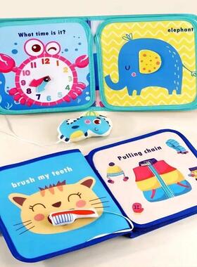 Montessori Busy Book for Toddlers Activity Books for Airplan