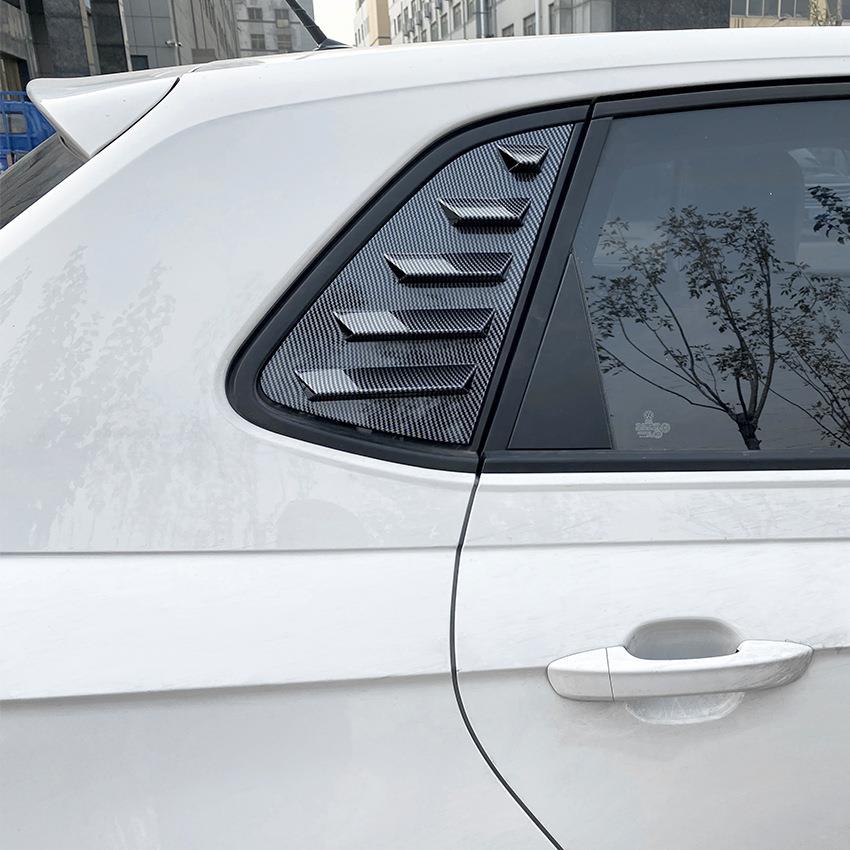 适用大众Polo MK6 波罗 2018+百叶窗后车窗车贴外饰改装