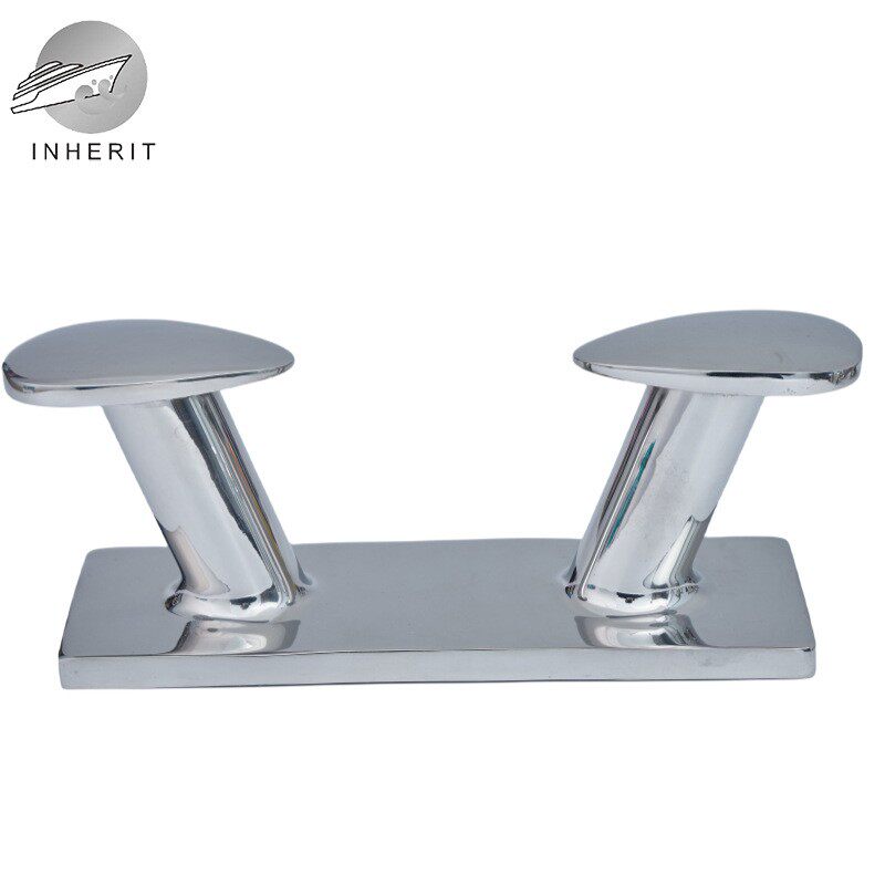 316不锈钢导缆桩大板凳导览桩多规格游艇船用配件导缆桩